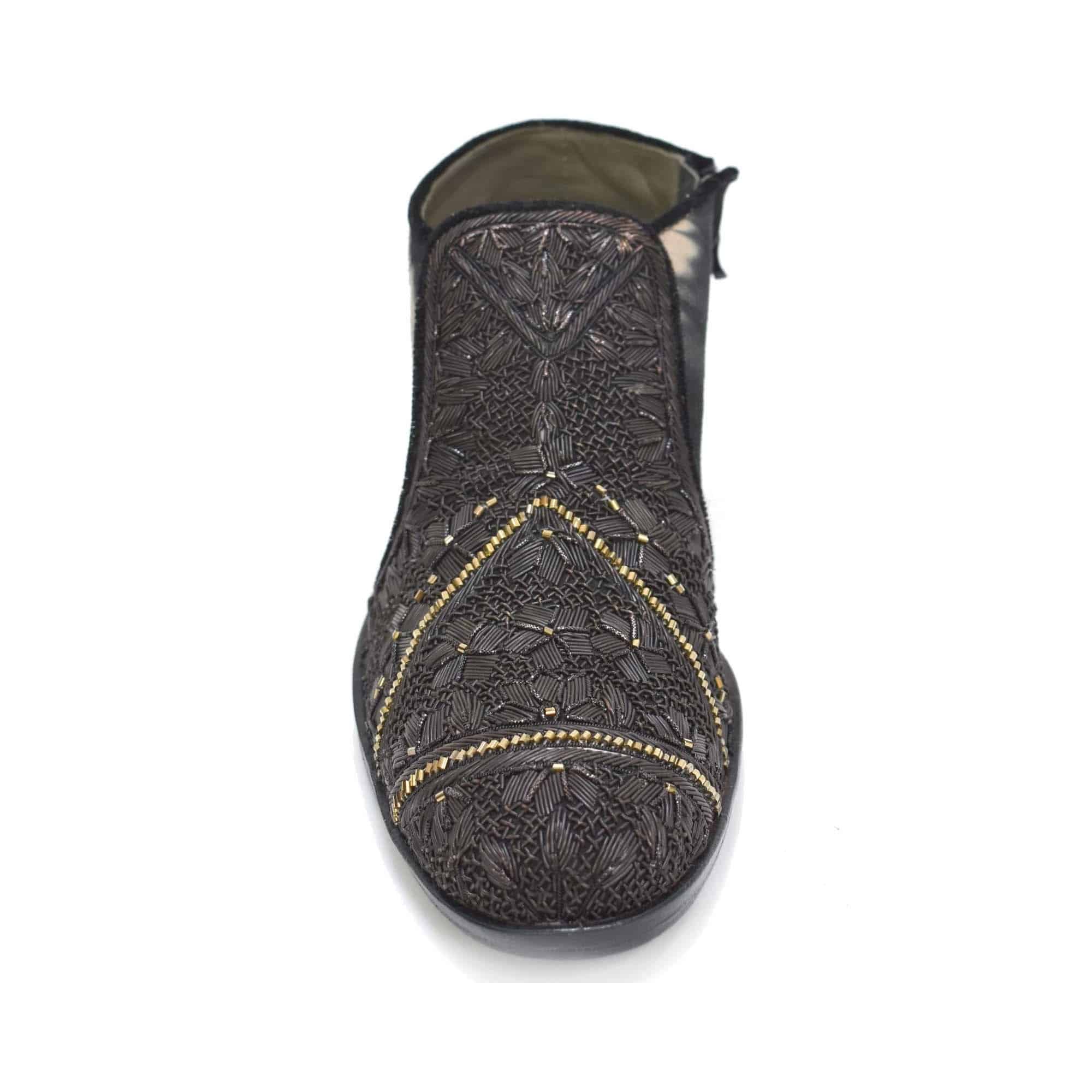 Meher Kakalia - QUEEN BOOT - lovato silver/nocturnal