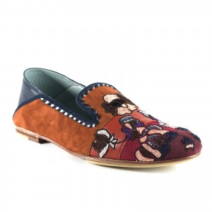 FRIDA MOCCASIN - MULTI RED