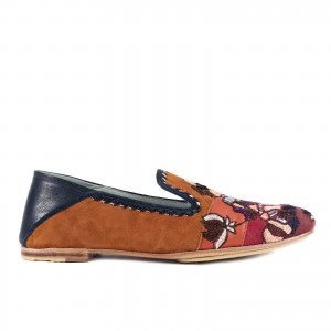 FRIDA MOCCASIN - MULTI RED