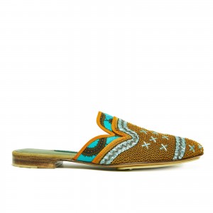 QUEEN PARATY SLIPPER - fern/hutu