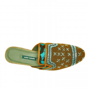 QUEEN PARATY SLIPPER - fern/hutu