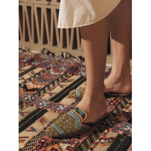 QUEEN PARATY SLIPPER - fern/hutu