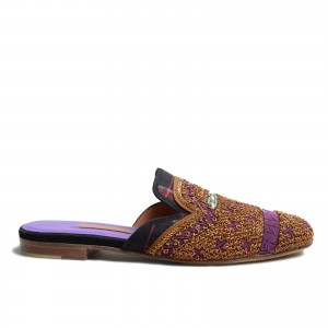 QUEEN PARATY SLIPPER - TARTAN GLENN/EGUN