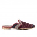 Meher KakaliaQUEEN PARATY SLIPPER - shearling mouse/lava