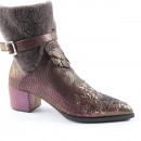 Meher KakaliaMANI POINT HEEL - shearling moka