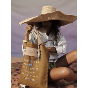 Fundamentals embroidered canvas tote | Meher Kakalia