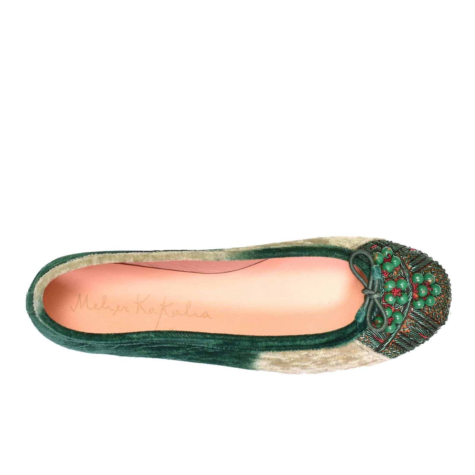 Meher Kakalia - BIZI BALLET - velvet td green/holly