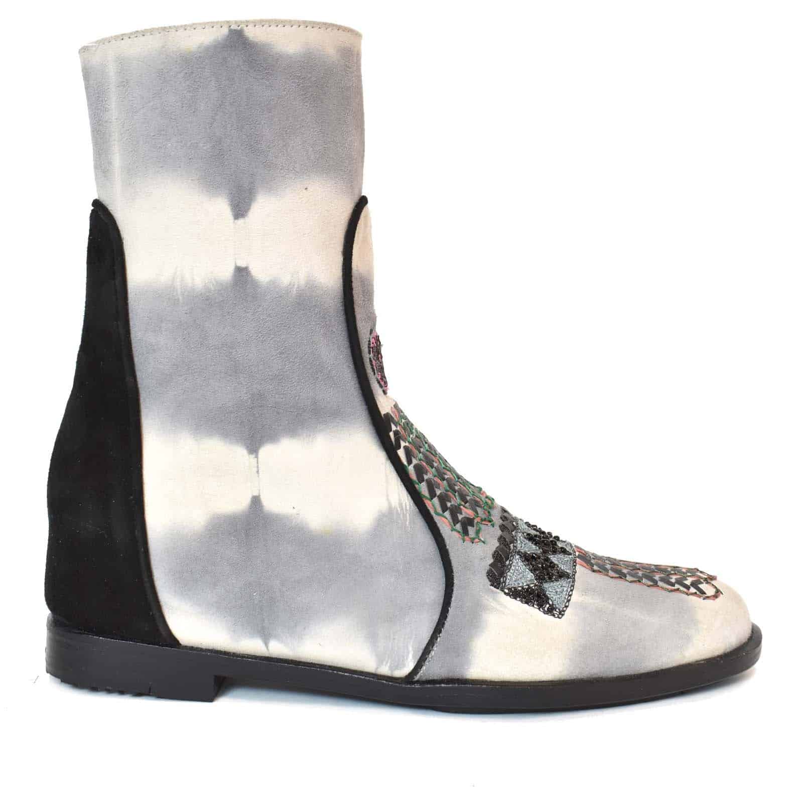 Meher Kakalia - KANDY WEDGE - td grey white