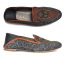 Meher KakaliaMeher Kakalia - SCARAB MOCCASIN - leopard shadow/khaki