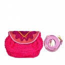 Meher KakaliaMINI ACCORDION BAG - FADED ROSE+CROCHET PINK/MUMBASA