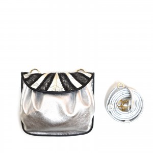 MIAMI ACCORDION BAG - sonic silver/silver