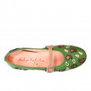 Meher KakaliaBANDANA STRAP BALLET - kelly green