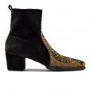 Meher KakaliaQUEEN PHYLLIS BOOT - suede black-beige black