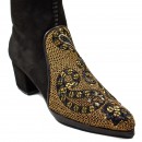 Meher KakaliaQUEEN PHYLLIS BOOT - suede black-beige black