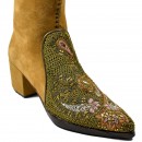 Meher KakaliaQUEEN PHYLLIS BOOT - suede spice-olive