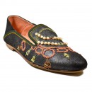 Meher KakaliaJEWEL MOCCASIN - shiny black