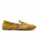 Meher KakaliaJEWEL MOCCASIN - suede spice