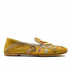 JEWEL MOCCASIN - suede spice