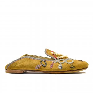 JEWEL MOCCASIN - suede spice