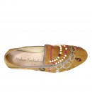 Meher KakaliaJEWEL MOCCASIN - suede spice