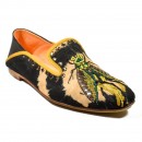 Meher KakaliaLUNA MOCCASIN - td black beige