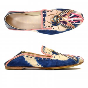 LUNA MOCCASIN - td blue beige