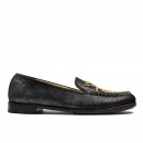 Meher KakaliaQUEEN RATI MOCCASIN - shiny black-burgundy