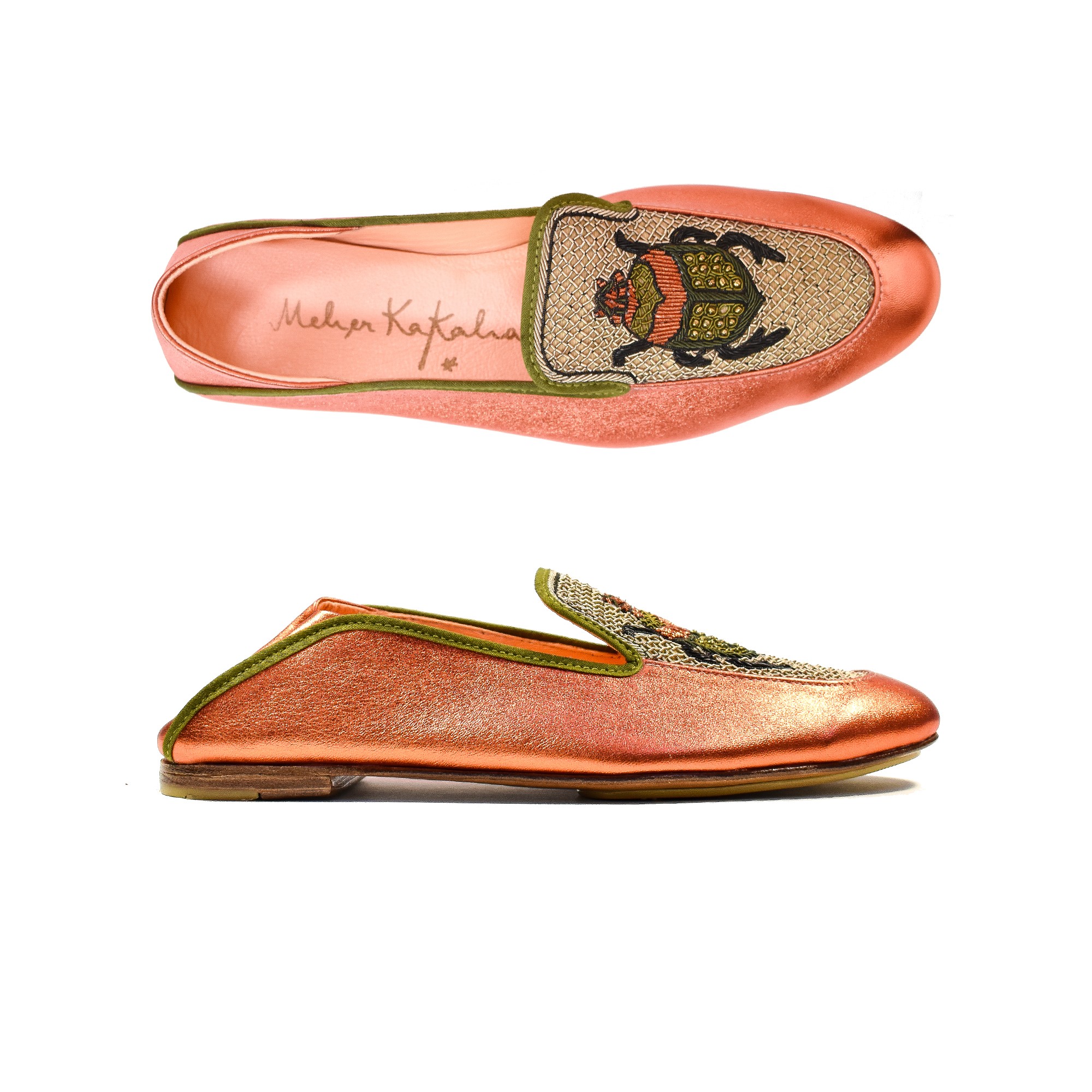 Meher Kakalia SCARAB MOCCASIN - sonic lawren-orange