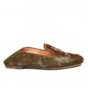 SELENE MOCCASIN - comet charcoal-military