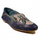 Meher KakaliaSELENE MOCCASIN - comet navy-turquoise