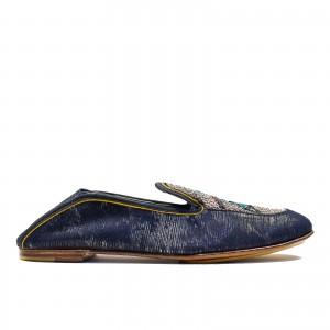 SELENE MOCCASIN - comet navy-turquoise