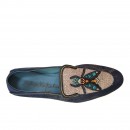 Meher KakaliaSELENE MOCCASIN - comet navy-turquoise