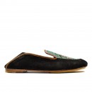 Meher KakaliaSELENE MOCCASIN - suede black-pale green