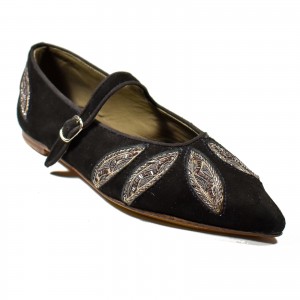 LULU POINT - suede black-indus