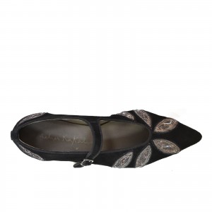 LULU POINT - suede black-indus