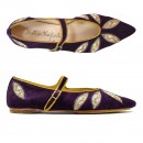 Meher KakaliaLULU POINT - suede purple-volga