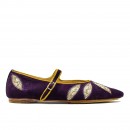 Meher KakaliaLULU POINT - suede purple-volga