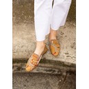 Meher KakaliaJEWEL MOCCASIN - suede spice