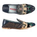 Meher KakaliaFRIDA MOCCASIN - MULTI BLUE