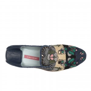 FRIDA MOCCASIN - MULTI BLUE