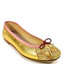 Meher KakaliaElegant and eco-friendly BIZI Ballet flats by Meher Kakalia, handcmade with embroidered metal coils.