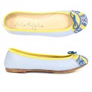 Meher KakaliaHandmade leather ballet flats with signature embroidery, eco-friendly and luxurious for sustainable fashion lovers.