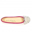 Meher KakaliaEco-friendly and handmade white Ballet flats, embroidered for a unique wedding look with luxurious comfort.