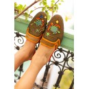 Meher KakaliaDARWIN SLIPPER - suede spice-hina