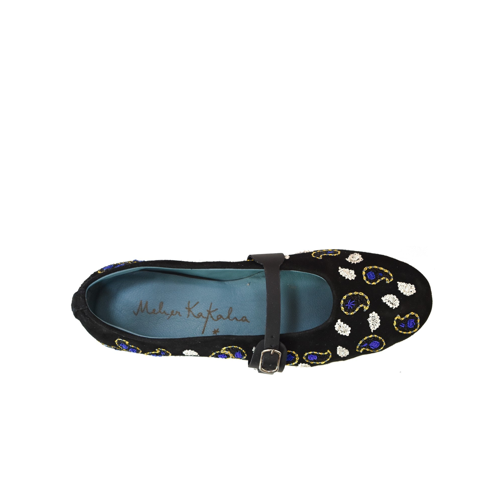 Elegant black embroidered ballet flats, ideal for special occasions, casual dinners, or everyday wear.