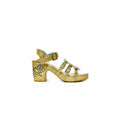 GOLD HOPPER HEELED SANDAL