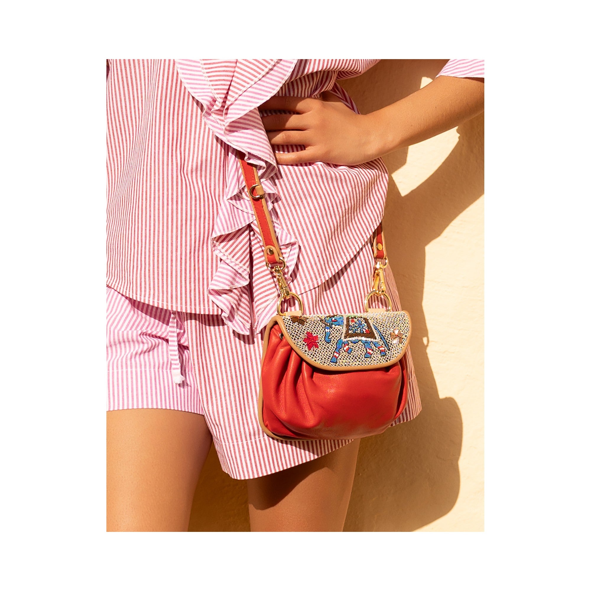 KIPLING ACCORDION HANDBAG