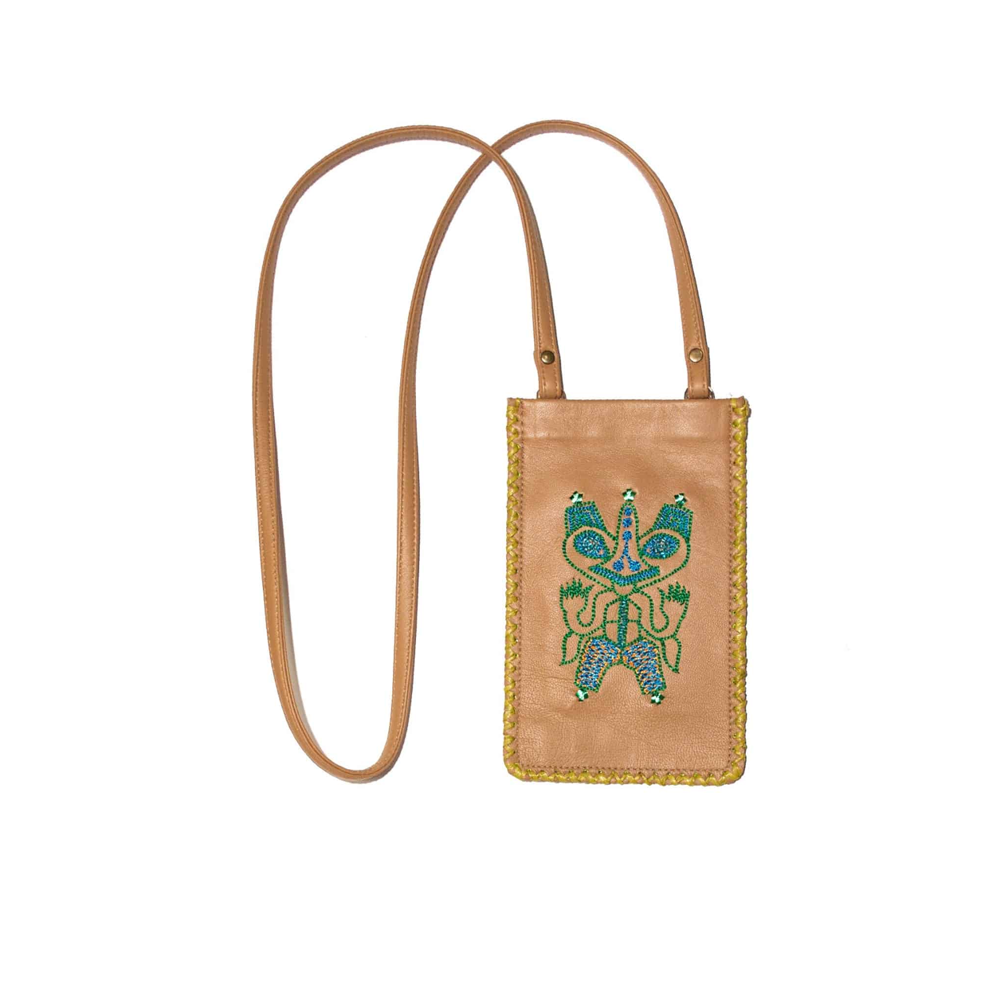 Leather phone case Meher Kakalia