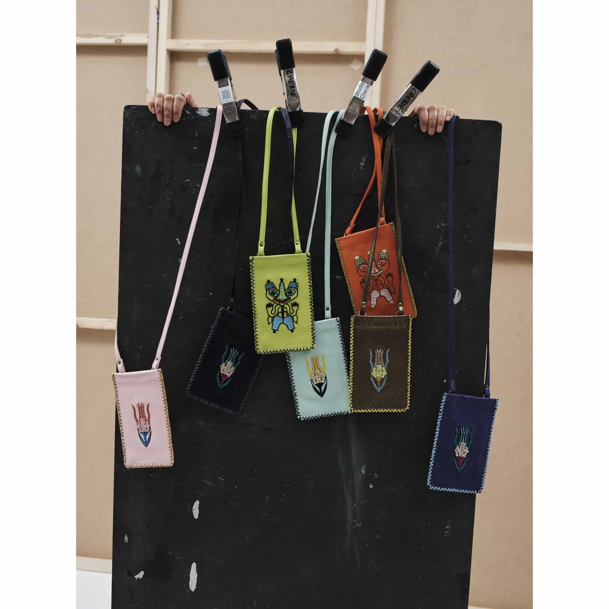 Leather phone case / Meher Kakalia