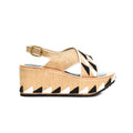 PONZA GEO BLOCK HEEL SANDAL